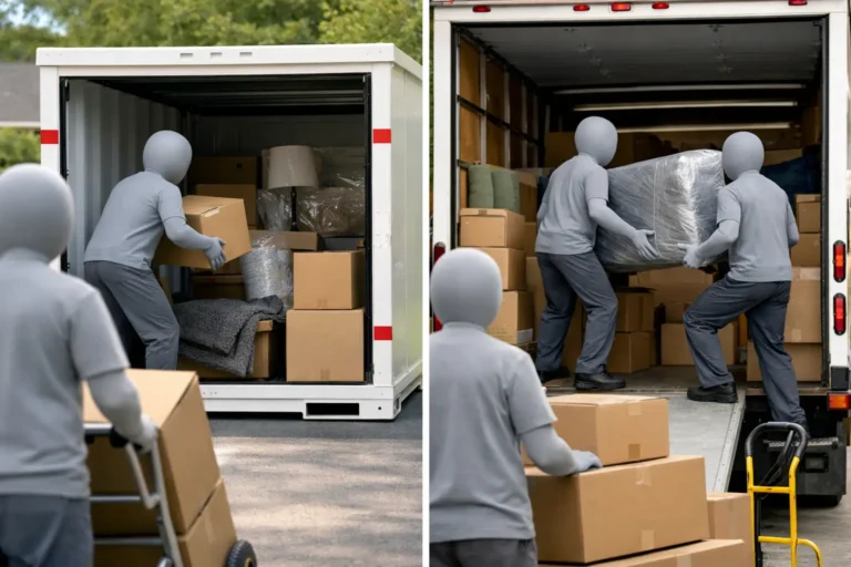 Moving Container vs Movers Cost Compared