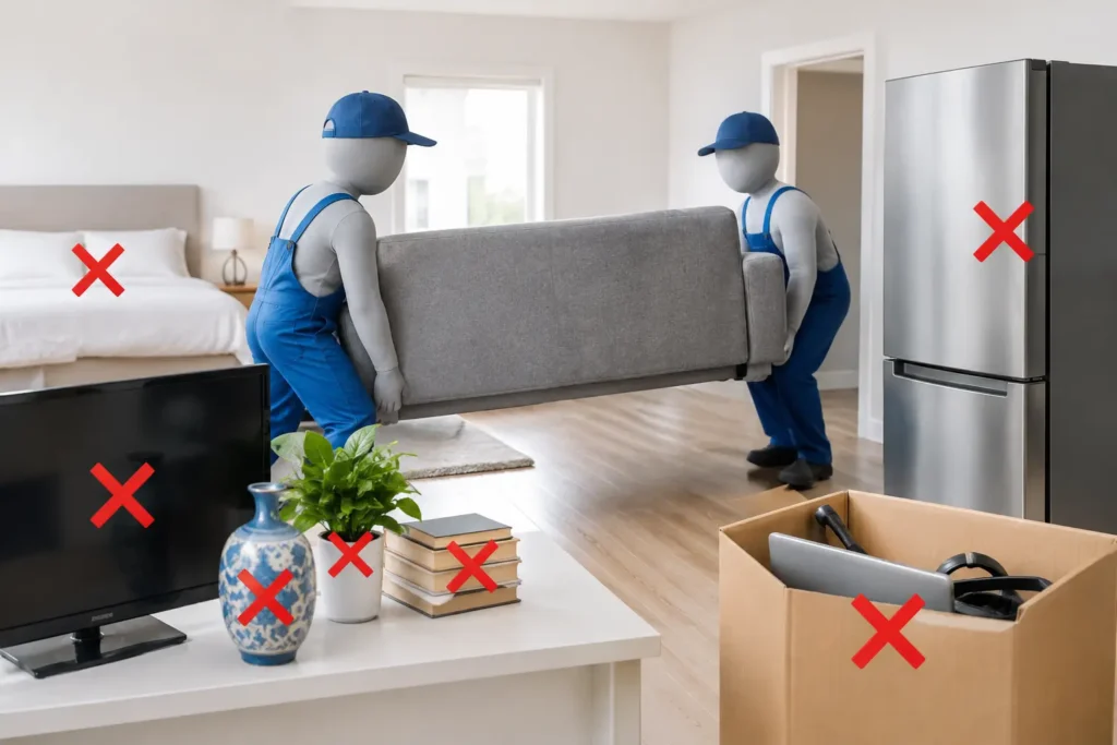 Items Movers Cannot Transport Before Moving Day