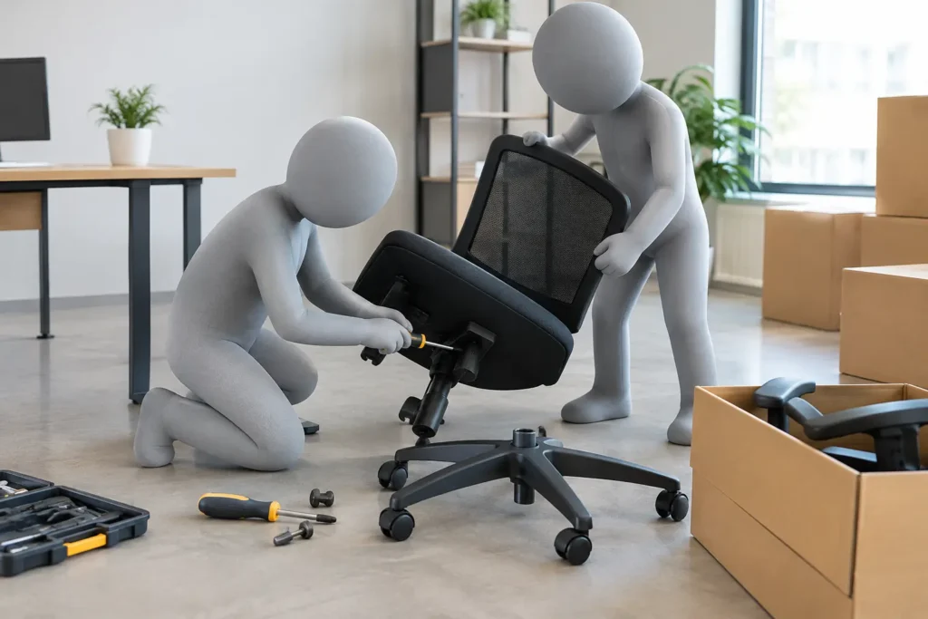 Office Furniture Disassembly Guide for Moving